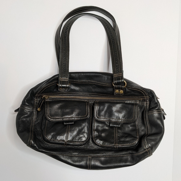 [❌ SOLD] FOSSIL Black Shoulder Purse Handbag - Picture 15 of 15